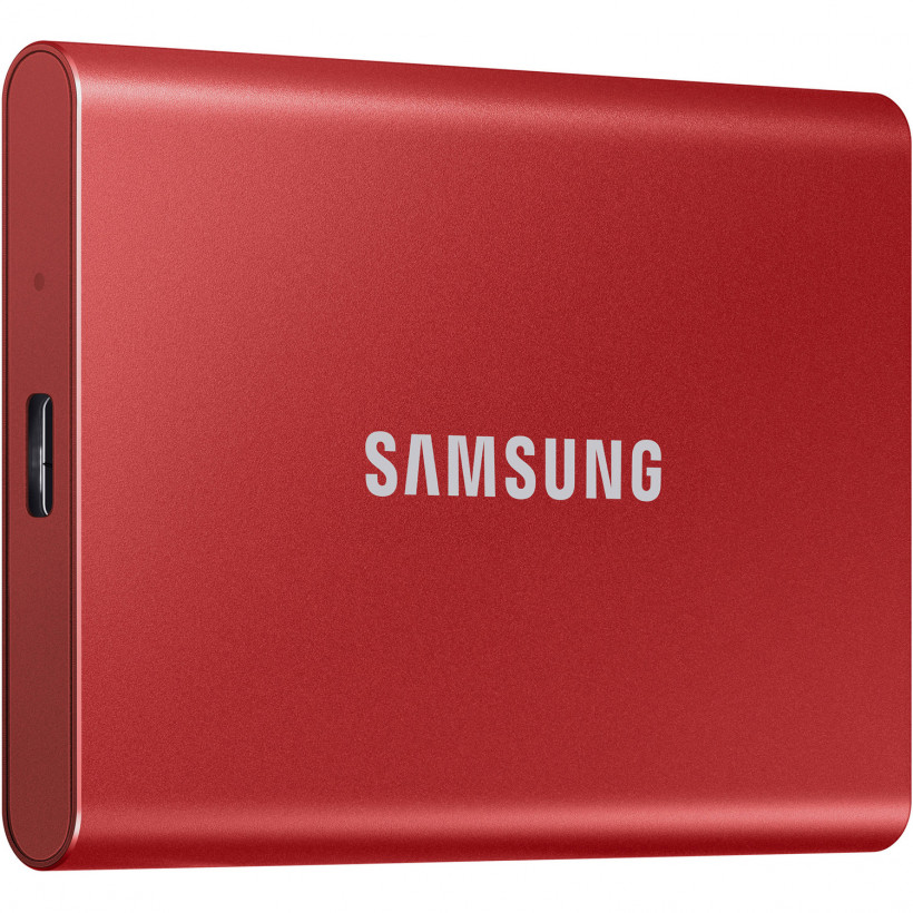 SSD накопичувач Samsung T7 1 TB Red (MU-PC1T0R/WW)  Фото №0