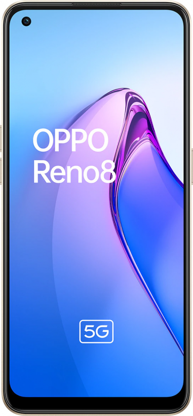 Смартфон OPPO Reno8 5G 8/256GB Shimmer Gold (Global EU)  Фото №0