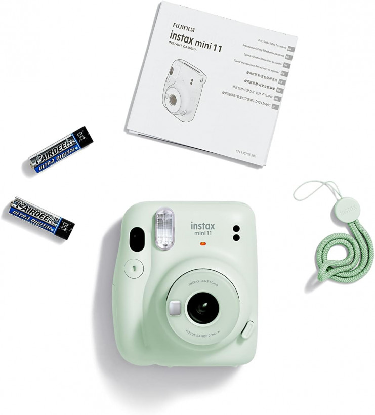 Фотокамера мгновенной печати Fujifilm Instax Mini 11 Cloud Green (16655004)  Фото №2