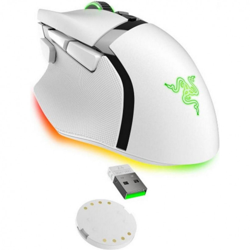 Мышь Razer Basilisk V3 PRO Wireless White (RZ01-04620200-R3G1)  Фото №0