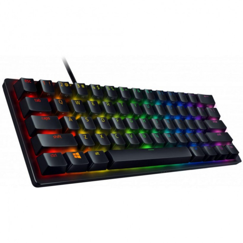 Клавіатура Razer Huntsman Mini Purple Switch RU USB (RZ03-03391500-R3R1)  Фото №1