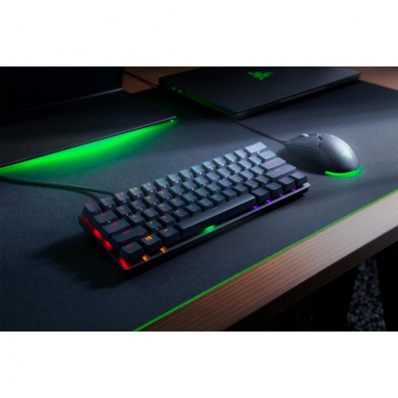 Клавіатура Razer Huntsman Mini Purple Switch RU USB (RZ03-03391500-R3R1)  Фото №2